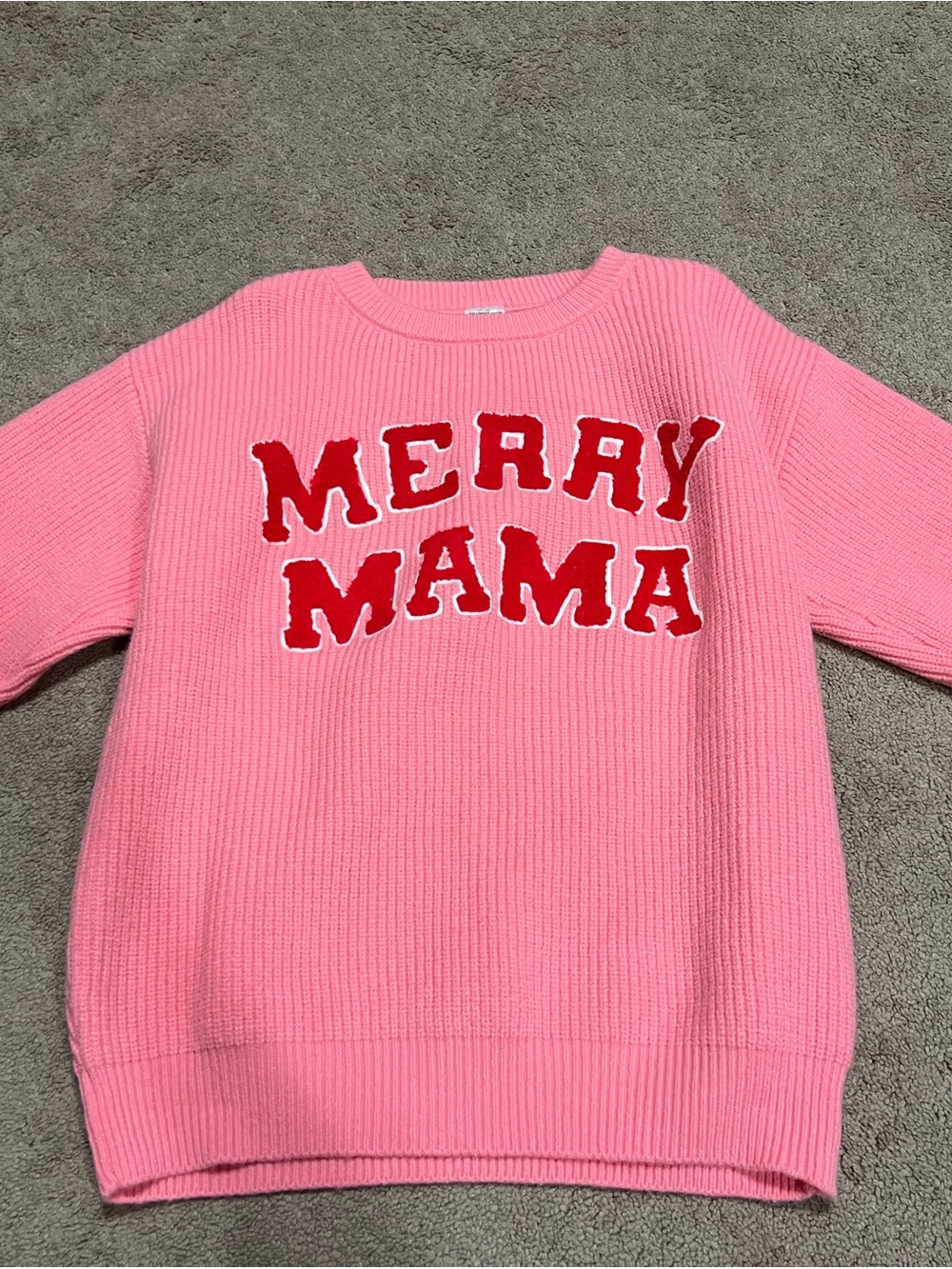 Spearmintlove Merry Mama Pink Sweater